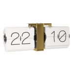 Seinäkello retro - Karlsson Flip Clock No Case Valkoinen KA5601WH