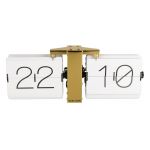 Seinäkello retro - Karlsson Flip Clock No Case Valkoinen KA5601WH