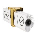 Seinäkello retro - Karlsson Flip Clock No Case Valkoinen KA5601WH