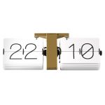 Seinäkello retro - Karlsson Flip Clock No Case Valkoinen KA5601WH