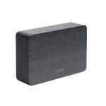 Digitaalinen herätyskello - Karlsson Square Veneer Musta Puu