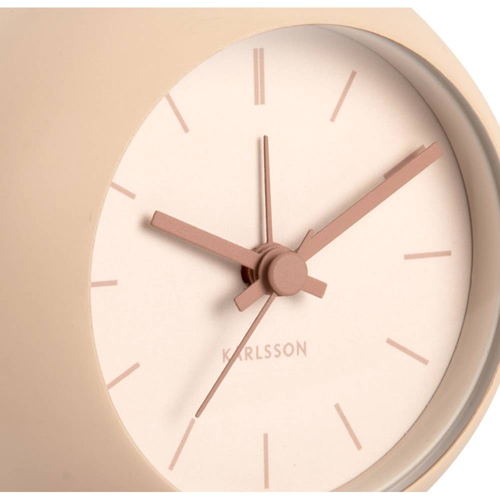 Herätyskello - Karlsson Nirvana Globe Hiekanruskea