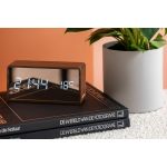 Herätyskello - Karlsson Mirror LED Kupari Tumma Puu