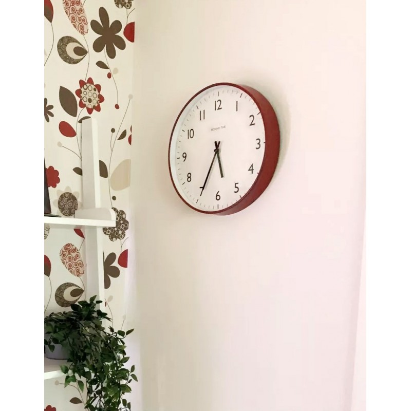 Seinäkello - Beyond Time Nord Punainen