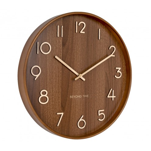 Seinäkello - Beyond Time Madera Grande Tumma Puu