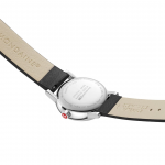 Rannekello Mondaine evo2 Big Date Valkoinen/Nahka Ø30 mm MSE.30210.LBV