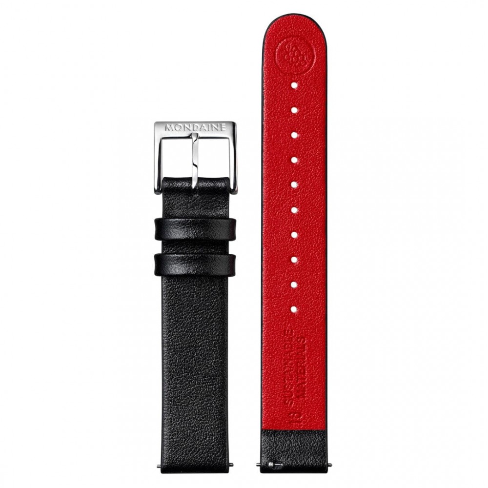 Rannekello Mondaine Cushion Valkoinen/Nahka Ø31 mm MSL.31110.LBV