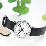 Rannekello Mondaine evo2 Valkoinen/Nahka Ø40 mm MSE.40210.LBV