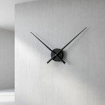 Seinäkello pelkät viisarit Hands Musta