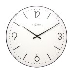 Seinäkello - NeXtime Basic Dome Valkoinen