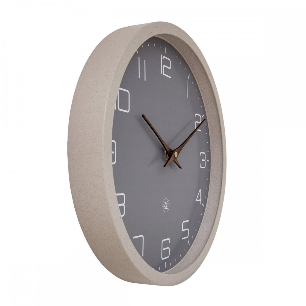 Seinäkello - NeXtime Eco Beige