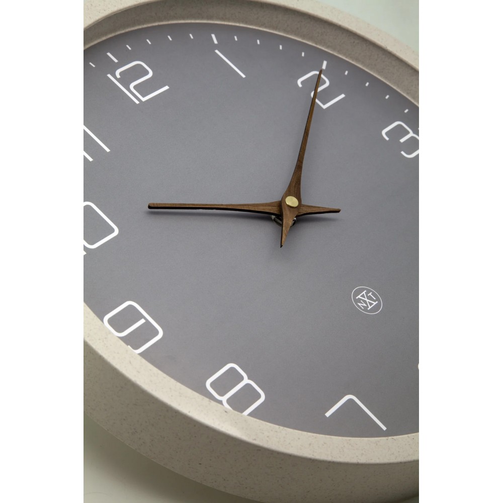 Seinäkello - NeXtime Eco Beige