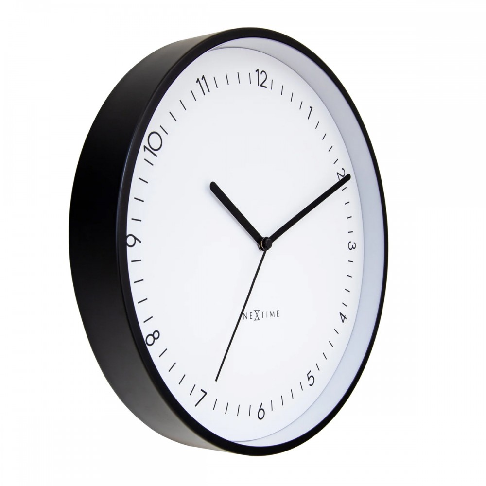 Seinäkello - NeXtime Berlin Valkoinen