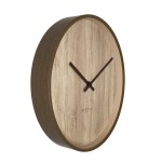 Seinäkello - NeXtime Oslo Vaaleanruskea