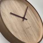 Seinäkello - NeXtime Oslo Vaaleanruskea