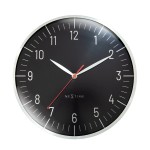 Seinäkello - NeXtime Frankfurt Musta