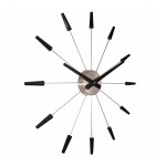 Seinäkello - NeXtime Plug Inn Musta 2610zw