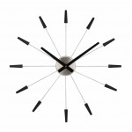 Seinäkello - NeXtime Plug Inn Musta 2610zw